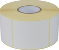 Thermoetiketten 55x68mm, weiss, permanent klebend 900 Etiketten pro Rolle