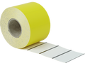 Regaletiketten Gelb 70x38mm mit Blackmarks Thermo-Eco-Karton 170g/qm - 900 Etiketten