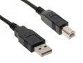 USB Kabel (A/B), 1,8m, schwarz